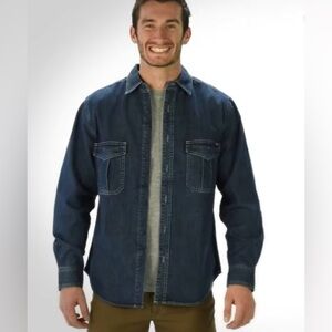Men’s Woolrich Hemlock Button Down Denim Shirt